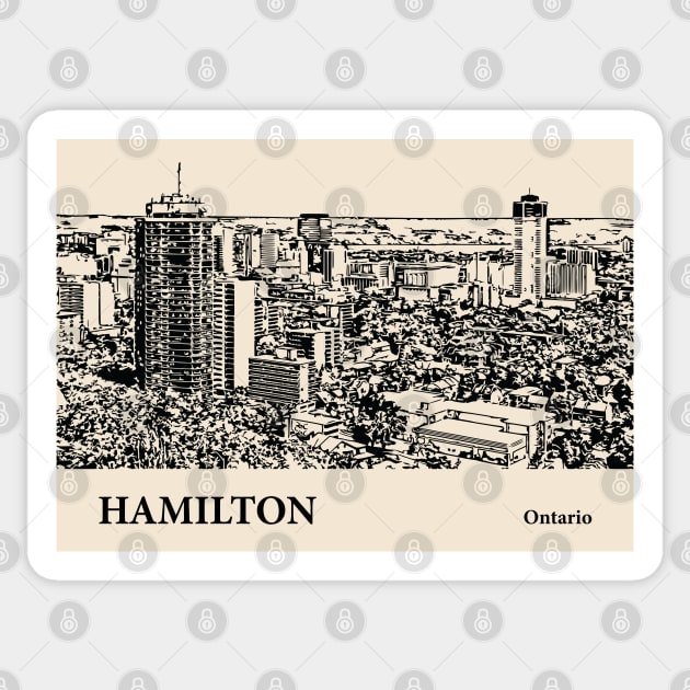 Hamilton - Ontario Sticker by Lakeric